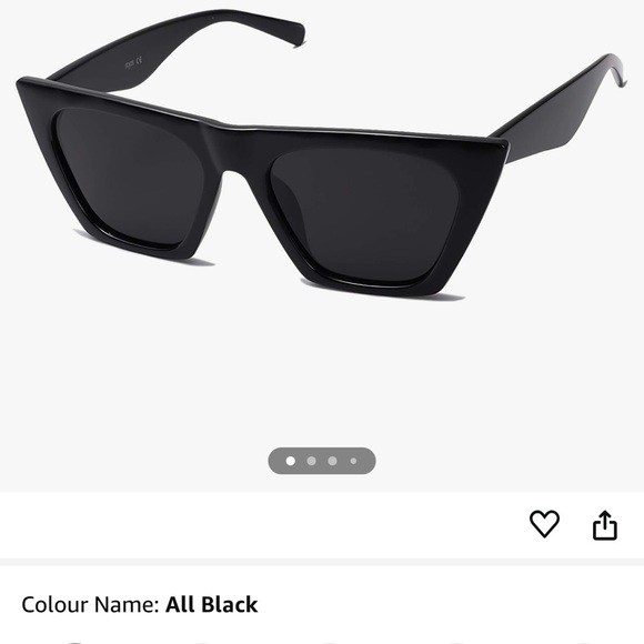 Sojos oversized polarized cat eye glasses - Picture 1 of 3